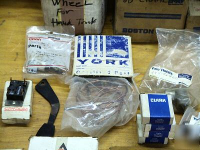 New 22PC lot of various shop crane & fork lift parts 
