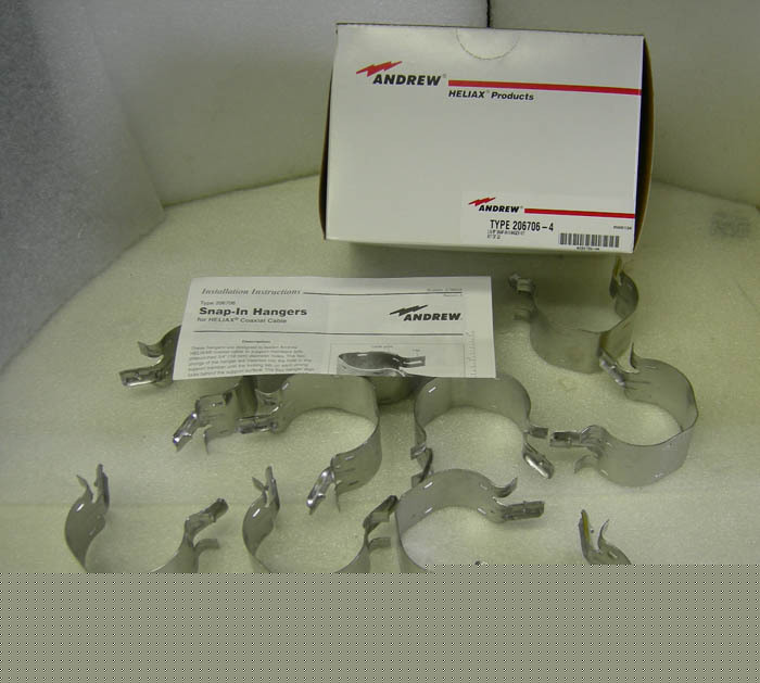 2 andrew 206706-4 snap-in hanger kit 1-5/8