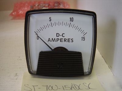 Big style meter st-70U, 0-15 adc ammeter hoyt