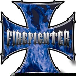 Firefighter decal reflective 12