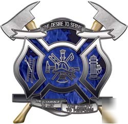 Firefighter decal reflective 2