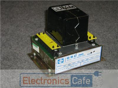 Gsc 4054 calibrating base w/ 4053 rms/watts xducer