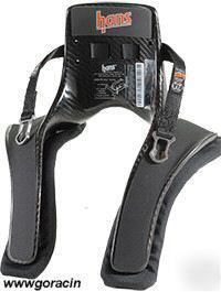 Hans device with standard tethers 