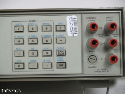 Hp 3457A 6.5 digit multimeter