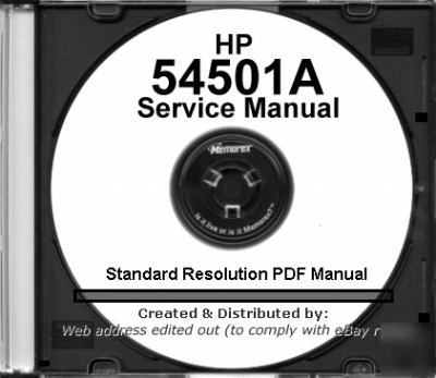 Hp 54501A HP54501A service manual with no missing pages