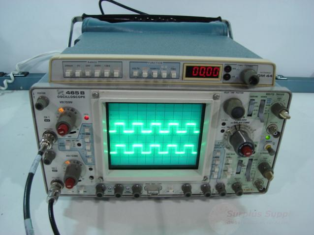 Tektronix 465B 100 mhz 2 ch dm 44 oscilloscope