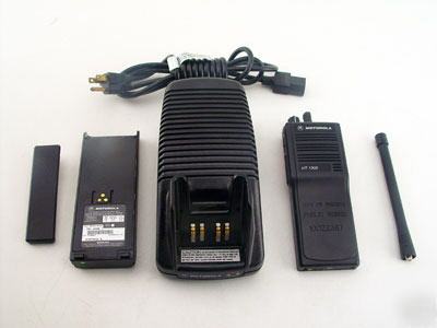 Used motorola vhf HT1000 5W 16CH radio/charger/battery