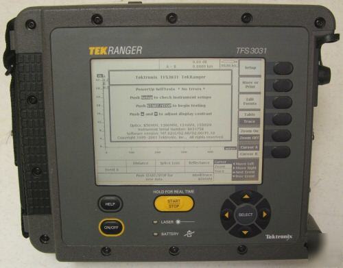 Tektronix tekranger fiber singlemode multimode otdr