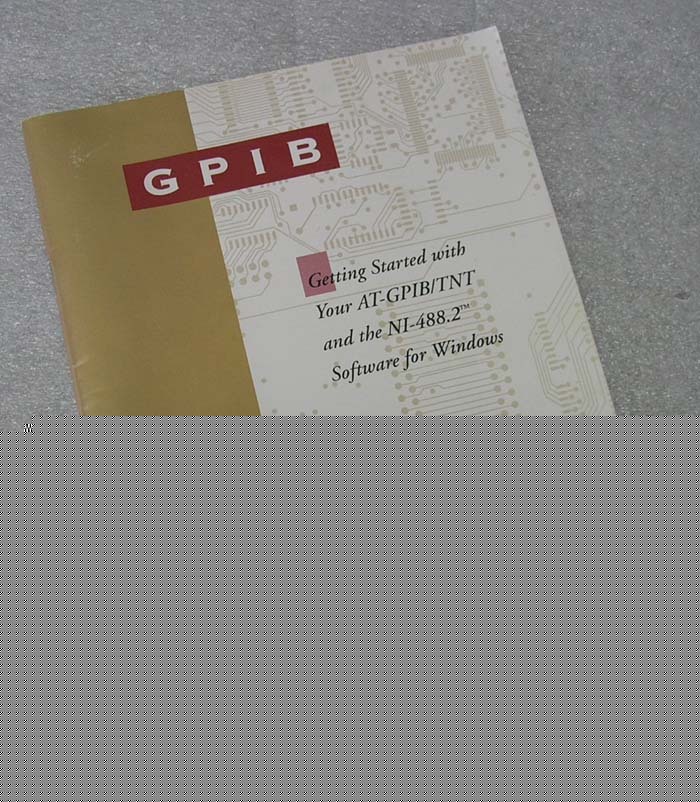 National instruments at-gpib/tnt and ni-488.2 manual