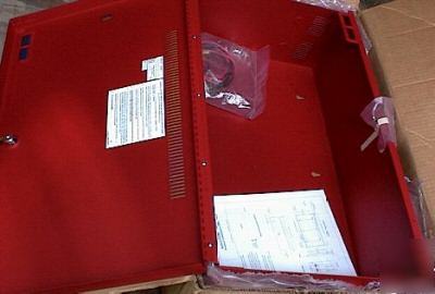 New fire-lite bb-55F red box fire alarm battery cabinet