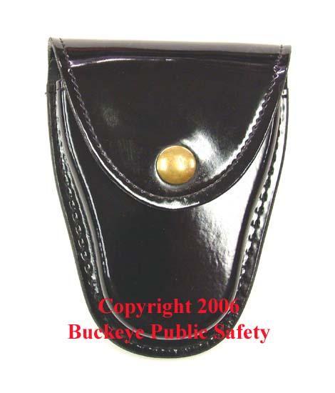 New hi-gloss handcuff case gould & goodrich brass snap