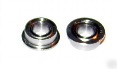 (10) MF63-zz flanged ball bearings, MR63, 3X6 mm abec-3