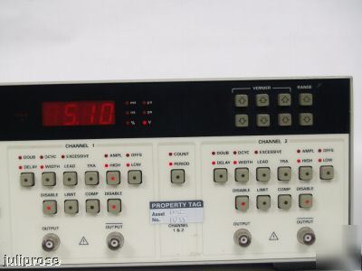 Hp 8130A 300MHZ pulse generator with option 020