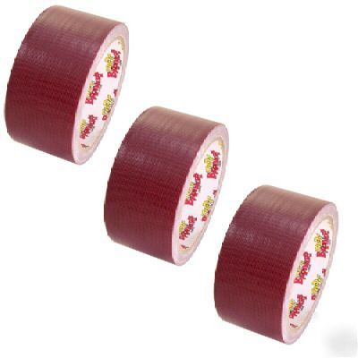 3 rolls burgundy duct tape 2