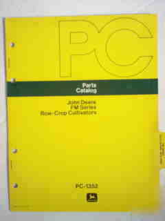 John deere fm series row crop cultivator parts catalog