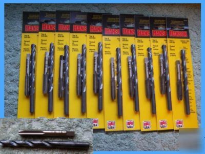 Hanson 10MM-1.50 metric tap & drill set qty 10 sets