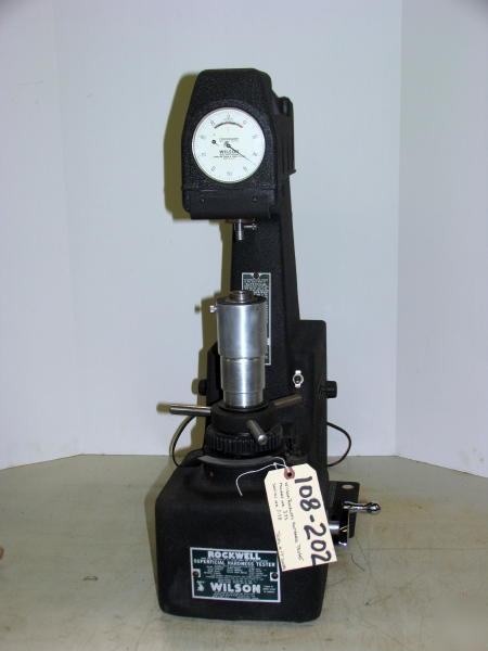 Wilson rockwell hardness tester 3 js