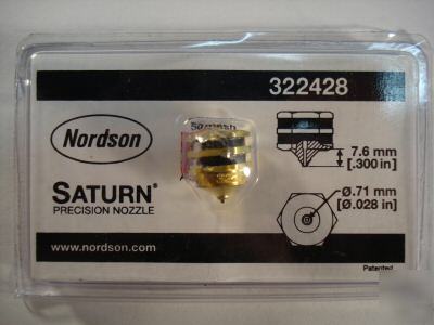 Nordson, saturn glue gun nozzle p/n 322428