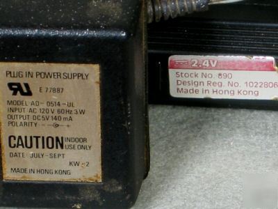 Electric soldering iron rechargable radio tv circuits