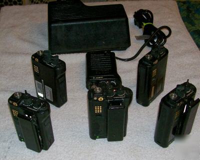 Lot six 6 motorola saber 1E uhf H99SA+093H submersible