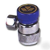 Low side R134A quick manual coupler refrigerant ac 