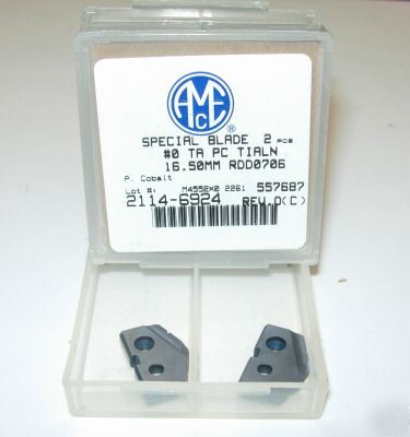 New allied machine spade drill inserts - 