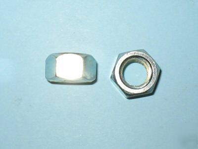 3,000 stainless steel finish hex nuts size: 3/8-16