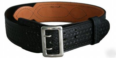 Hwc basketweave leather sam browne duty belt sz 38