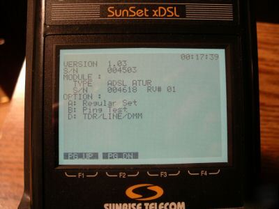 Sunrise sunset xdsl full chassis w/tdr & adsl atu-r