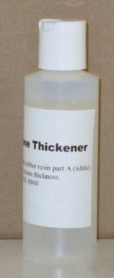Thickener for silicone rtv mold making rubber, 4 ounces