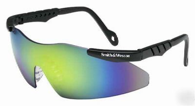 Smith & wesson magnum 3G glasses- gold mir lens/blk frm