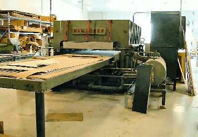 Wemhoner 5' x 12' feed through hot press