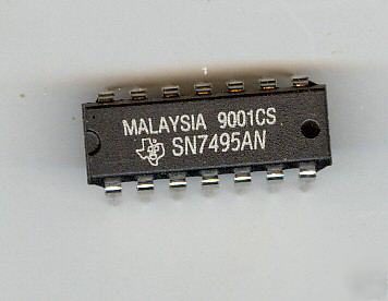 Integrated circuit ic SN7495AN texas instrument
