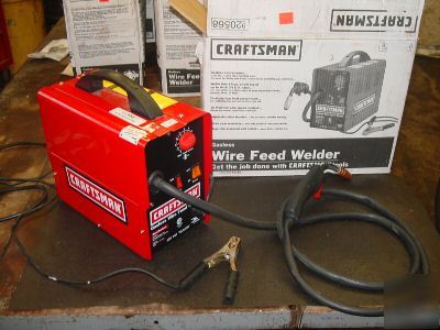 Craftsman gasless wire feed welder 120V 60AMP used