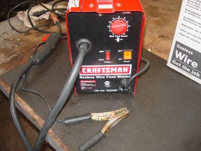 Craftsman gasless wire feed welder 120V 60AMP used