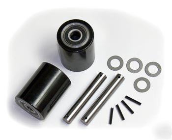 Crown PTH50 pallet jack aftermarket load wheel kit