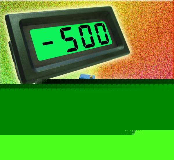 0-500V green lcd digital panel volt meter w/ regulator 