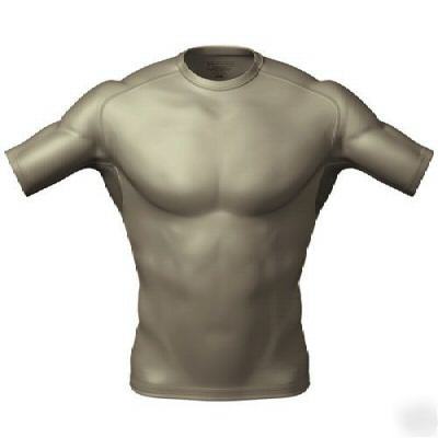  5.11 l. e. tight crew short sleeve tan men's small