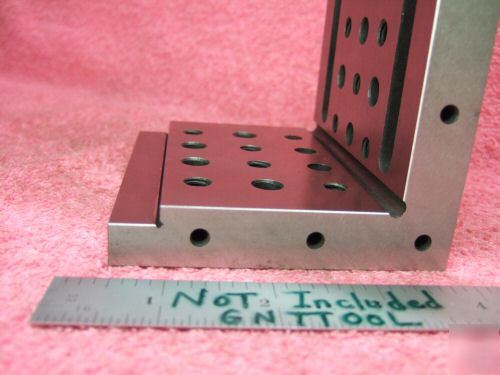 Angle plate toolmaker machinist hard ground slotted wow