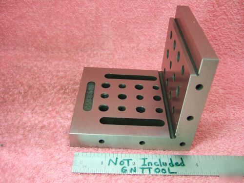 Angle plate toolmaker machinist hard ground slotted wow
