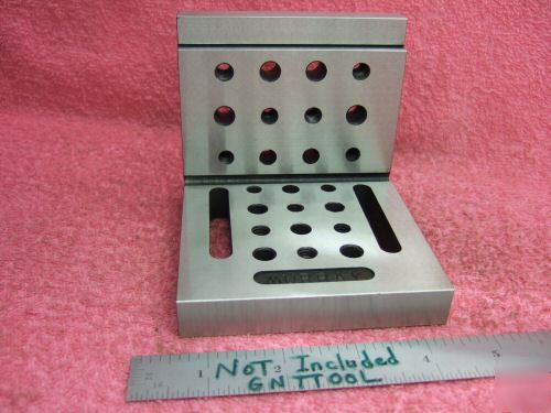 Angle plate toolmaker machinist hard ground slotted wow