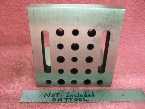 Angle plate toolmaker machinist hard ground slotted wow
