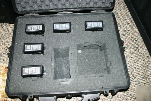 Msa escort air sampling pumps; 5 in case