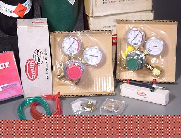 New smith oxy acetylene welding micro torch tanks kit