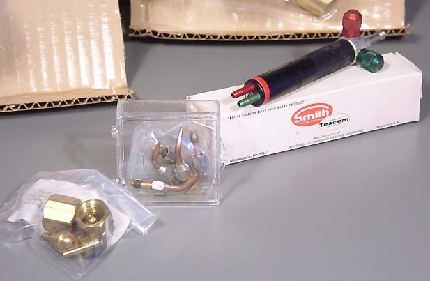 New smith oxy acetylene welding micro torch tanks kit