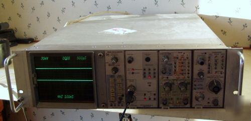 Tektronix 7603 oscilloscope w/ plug ins