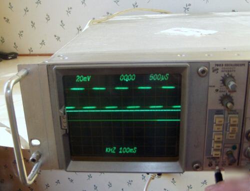Tektronix 7603 oscilloscope w/ plug ins