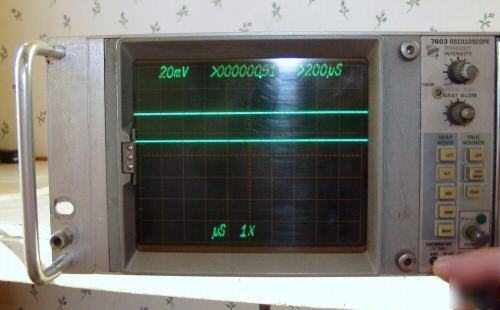 Tektronix 7603 oscilloscope w/ plug ins