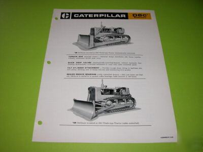 1968 caterpillar D6C bulldozers catalog