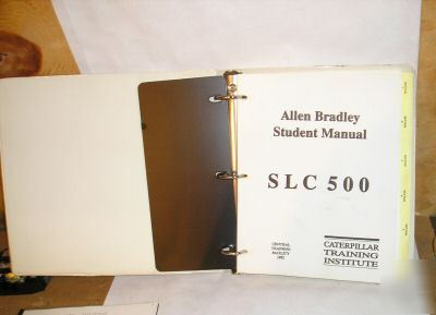 Allen bradley slc 500 5/02 maintenance training manual 